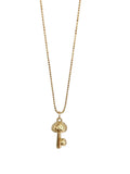 Gold Double Mushroom Necklace