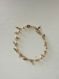 Gold Cross Charm Bracelet