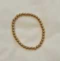 18k gold filled medium beaded Bracelet, Dainty Bracelet