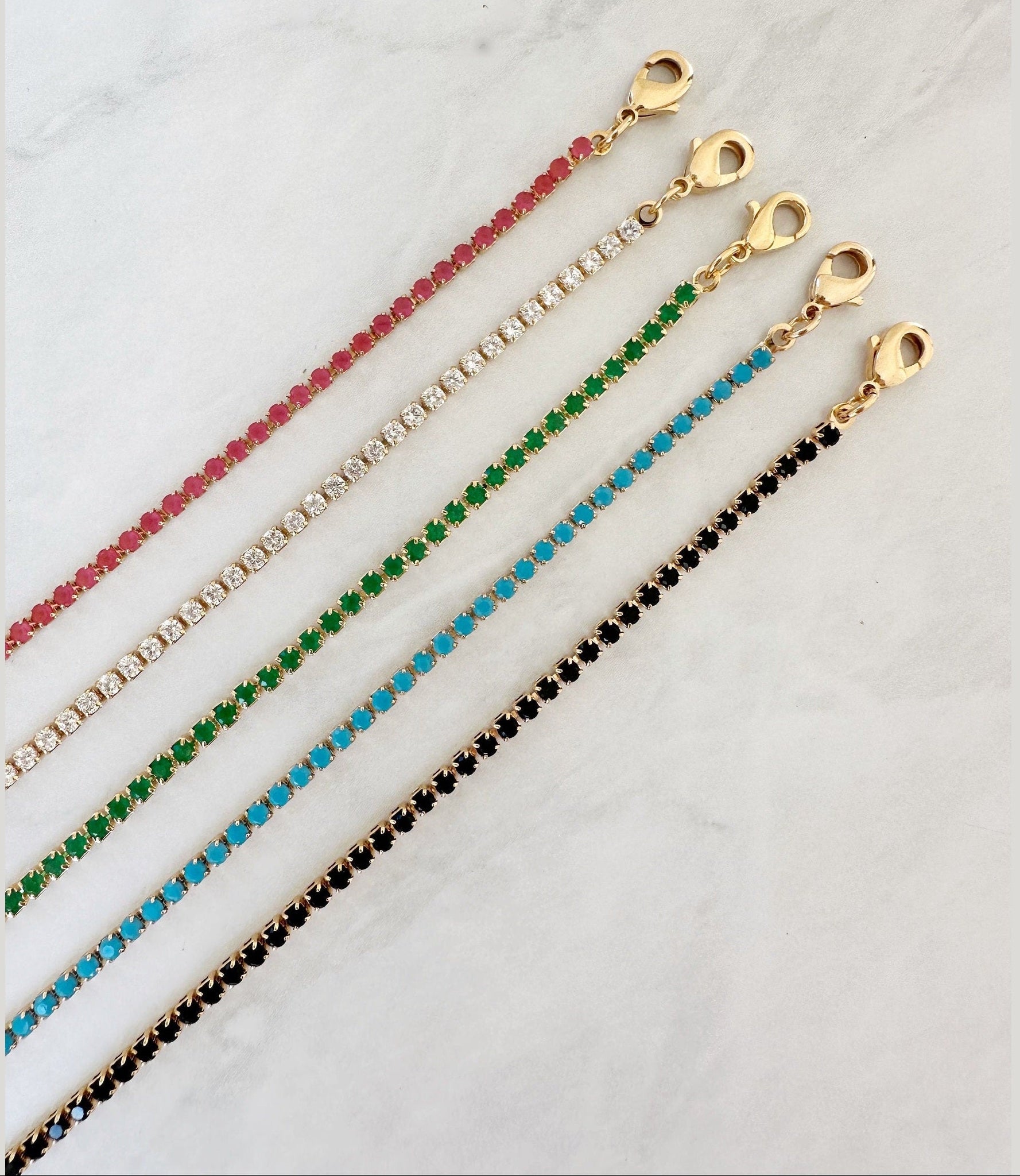 Black CZ Tennis Bracelet