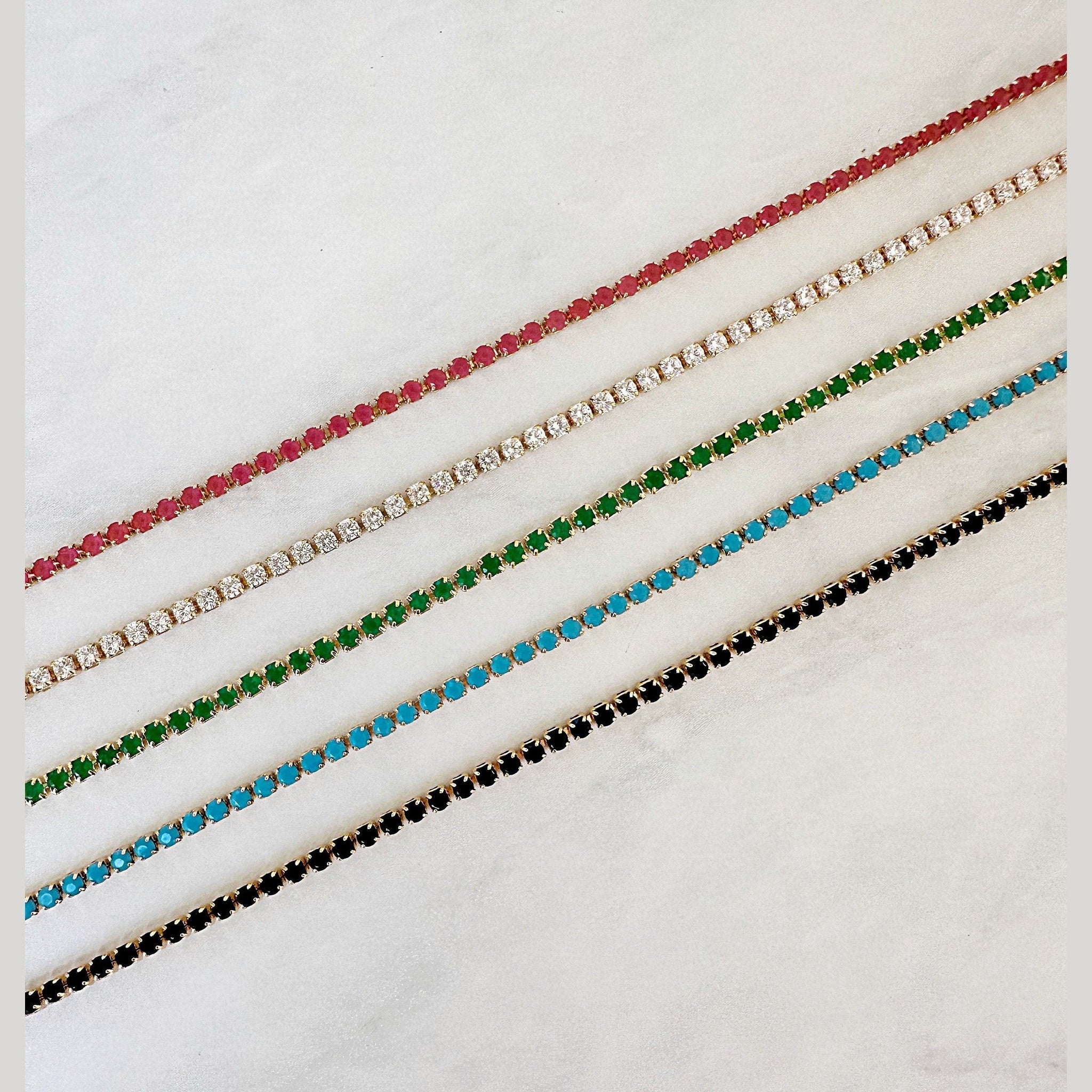 Turquoise CZ Tennis Bracelet
