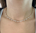 Round Clear CZ Tennis Necklace