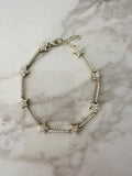 18k yellow gold filled CZ Star Chain Bracelet, Dainty Bracelet, CZ Star bracelet