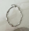 18k gold filled Rhodium  Elephant Chain Bracelet, Dainty Bracelet