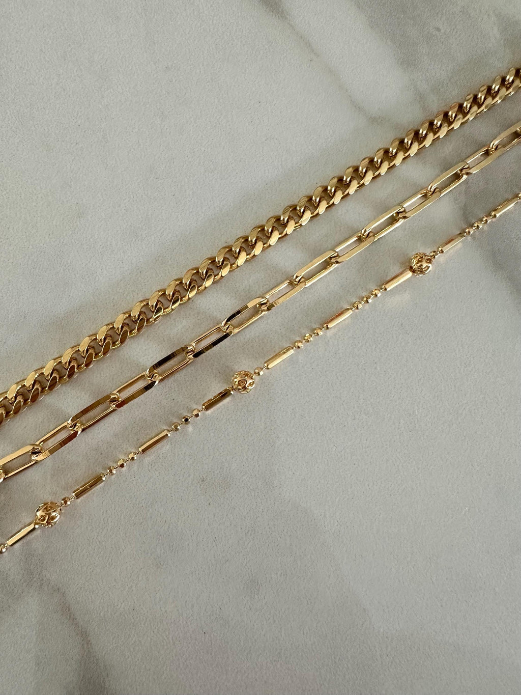 Gold Filled Bracelet Set