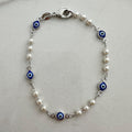 Navy Blue Evil Eye Bracelet