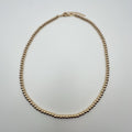 Gold beaded Choker Necklace